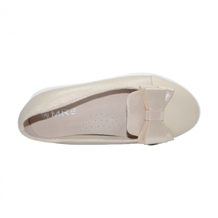 Pantofi ortopedici cu platforma pentru fete MRS R2020-1, Bej [4]