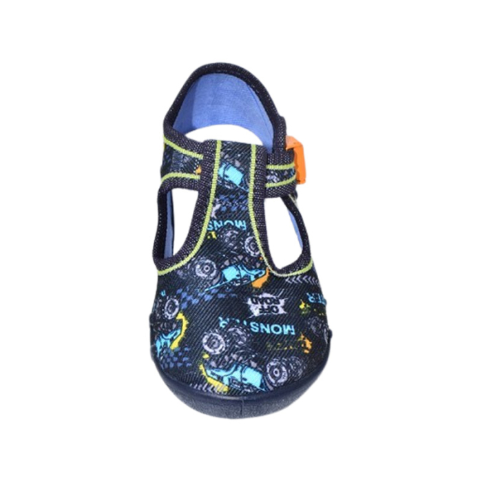 Pantofi ortopedici, din panza, pentru baieti, Renbut RNN-0810B, Bleumarin [4]
