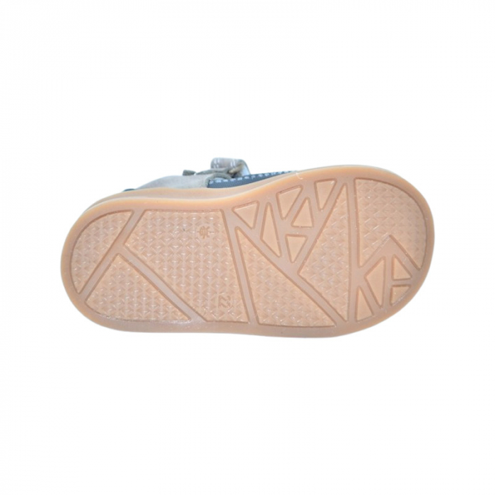 Sandale ortopedice din piele, cu talpa flexibila, pentru baieti Small Foot, SB1908G2, Gri [4]