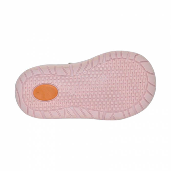 Pantofi ortopedici din piele, cu talpa flexibila, pentru fete Small Foot, SF11R, Roz [4]
