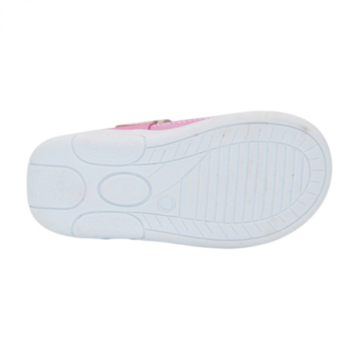 Pantofi ortopedici din piele, cu talpa flexibila, pentru fete Small Foot, SF154F, Fucsia [4]