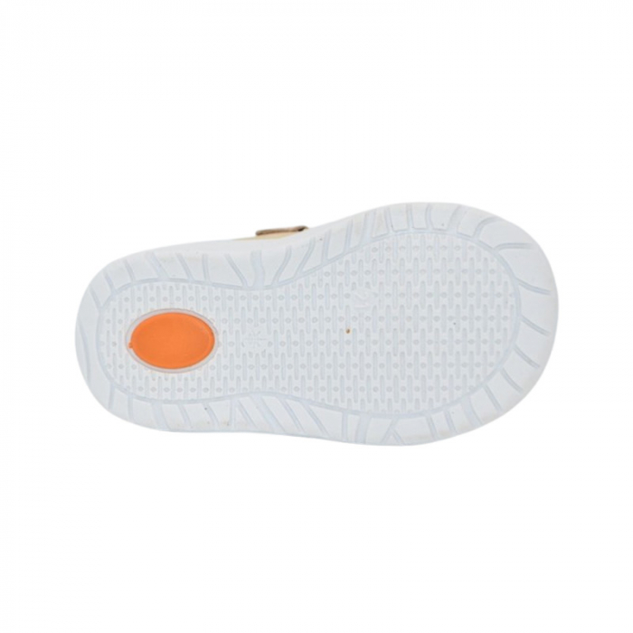 Pantofi ortopedici din piele, cu talpa flexibila, pentru fete Small Foot, SF157A, Auriu [6]