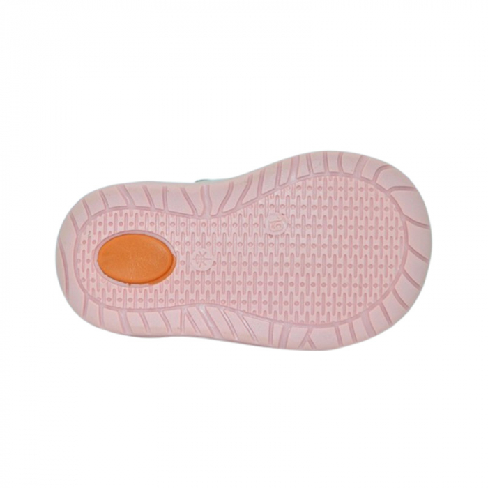 Pantofi ortopedici din piele, cu talpa flexibila, pentru fete Small Foot, SF160R, Roz [4]