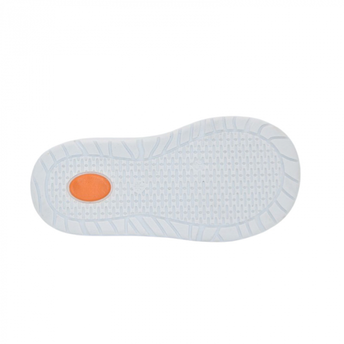 Pantofi ortopedici din piele, cu talpa flexibila, pentru fete Small Foot, SF167A, Argintiu [4]