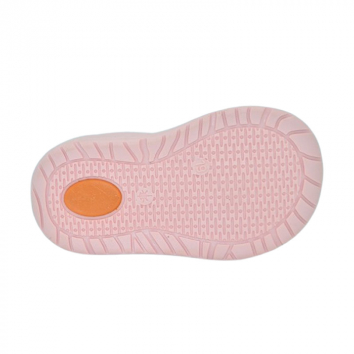 Pantofi ortopedici din piele, cu talpa flexibila, pentru fete Small Foot, SF165R, Roz [4]