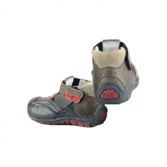 Pantofi ortopedici din piele naturala pentru baieti EMEL E E 2395-8-25, Bleumarin [3]