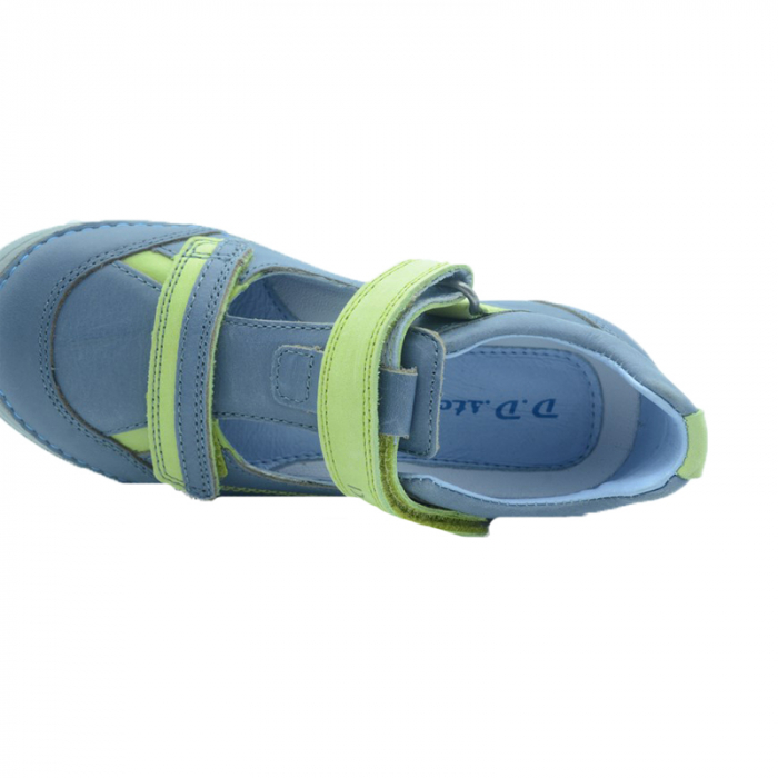 Pantofi ortopedici din piele pentru baieti DDStep 040-437BL-35, Albastru [5]