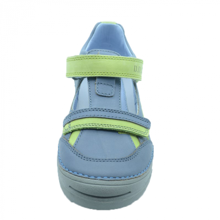 Pantofi ortopedici din piele pentru baieti DDStep 040-437BL-35, Albastru [3]