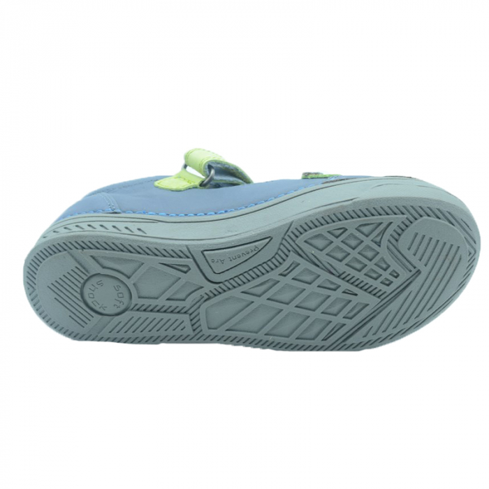 Pantofi ortopedici din piele pentru baieti DDStep 040-437BL-35, Albastru [6]