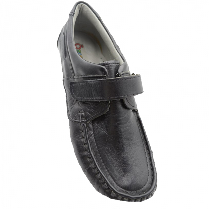 Pantofi ortopedici din piele pentru baieti Ozcan INC-3-39, Negru [2]
