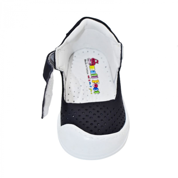 Pantofi ortopedici din piele pentru baieti Small Foot PBSF-08, Bleumarin [6]