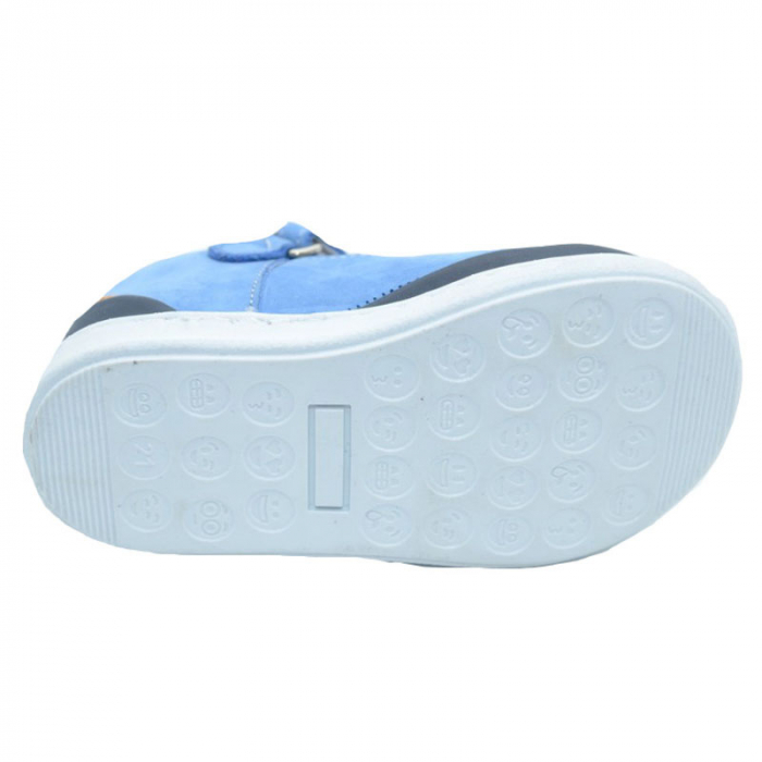 Pantofi ortopedici din piele pentru baieti Small Foot SF6-AL-19, Albastru [2]