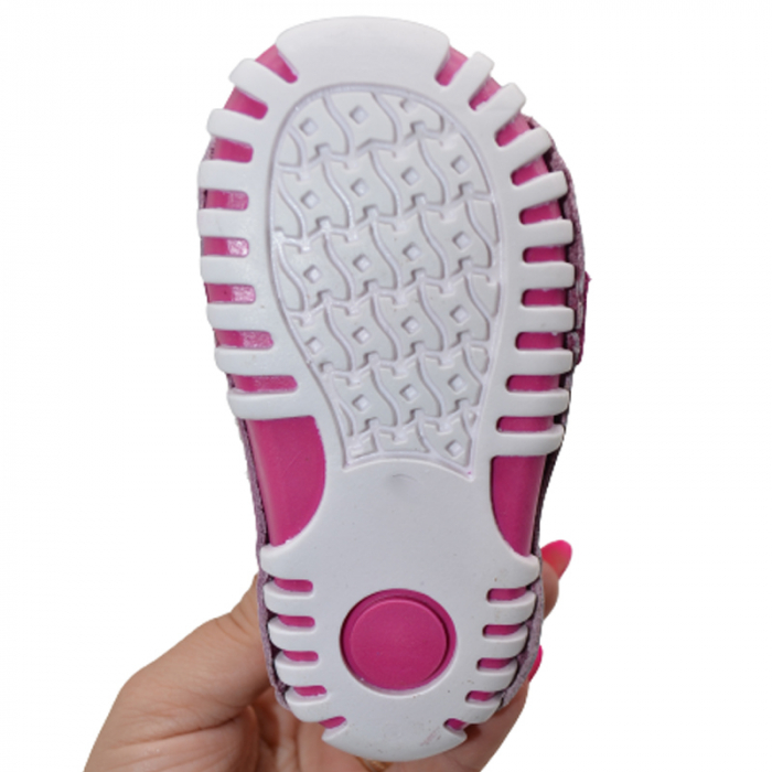 Pantofi ortopedici din piele pentru fete Small Foot SMF2901R, Roz [4]