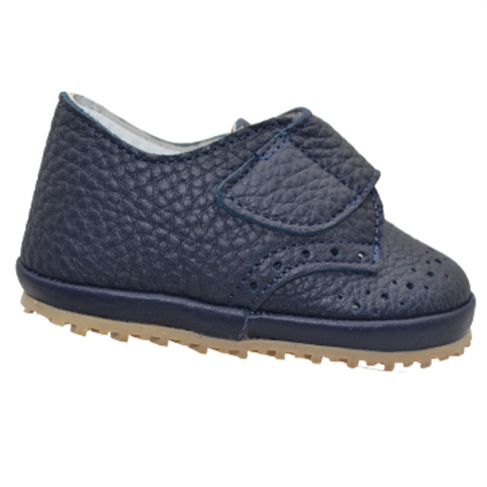 Pantofi ortopedici din piele pentru baieti Small Foot SMF9283B, Bleumarin [3]