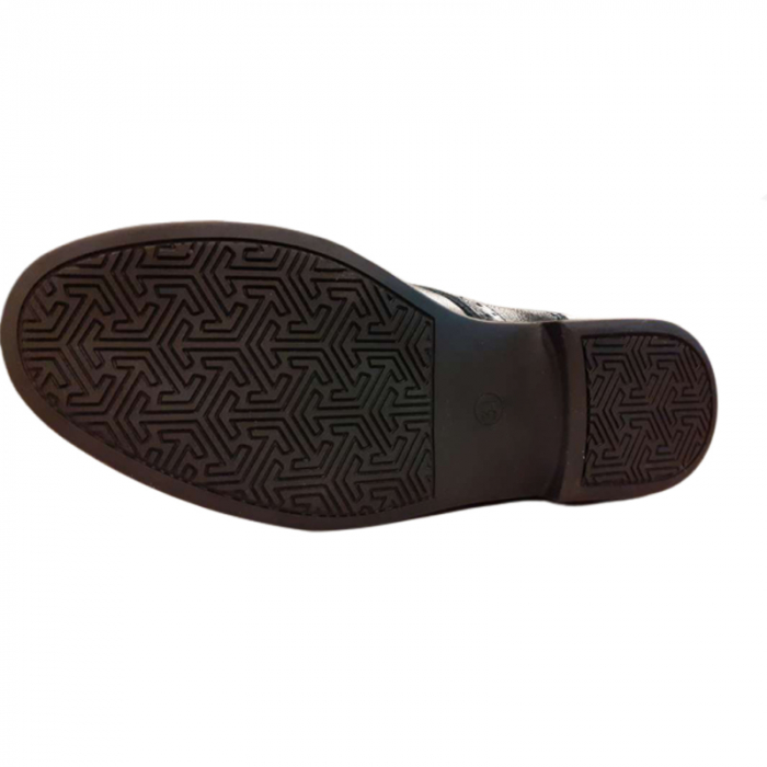 Pantofi ortopedici din piele pentru baieti Small Foot SMFBL-1, Bleumarin [2]