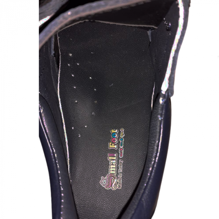 Pantofi ortopedici din piele pentru baieti Small Foot SMFBL-1, Bleumarin [5]