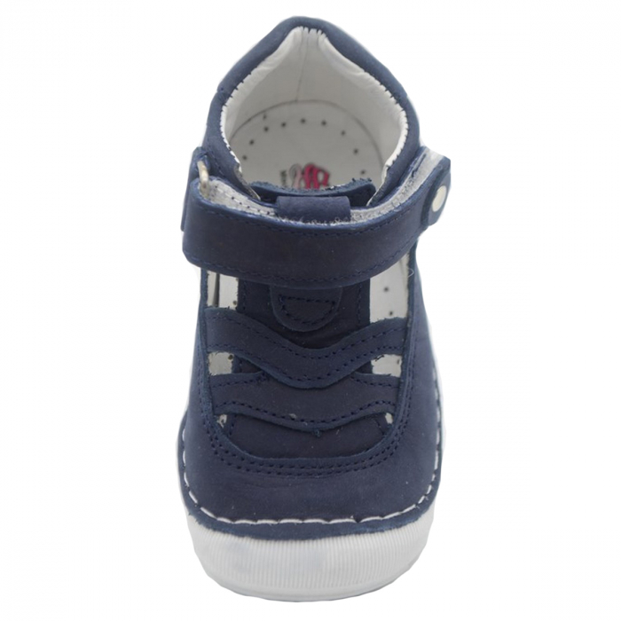 Pantofi ortopedici din piele pentru baieti Small Foot SMFT3B-18, Bleumarin [3]