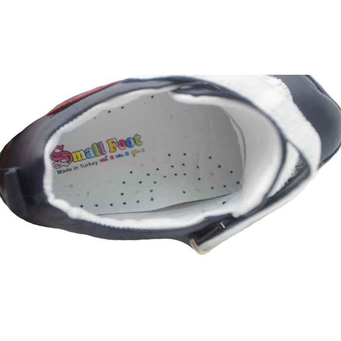 Pantofi ortopedici din piele pentru baieti Small Foot SMFT5B-19, Bleumarin [3]