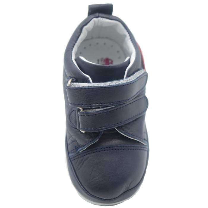 Pantofi ortopedici din piele pentru baieti Small Foot SMFT5B-19, Bleumarin [4]