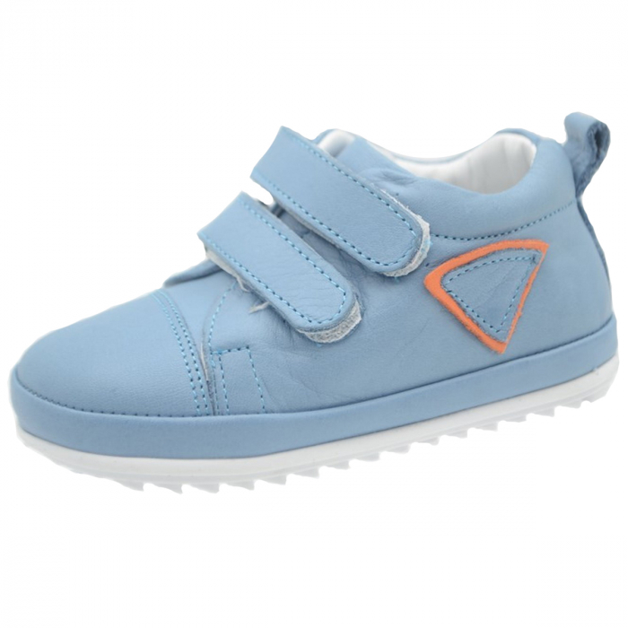 Pantofi ortopedici din piele pentru baieti Small Foot SMFT6B-19, Albastru [1]