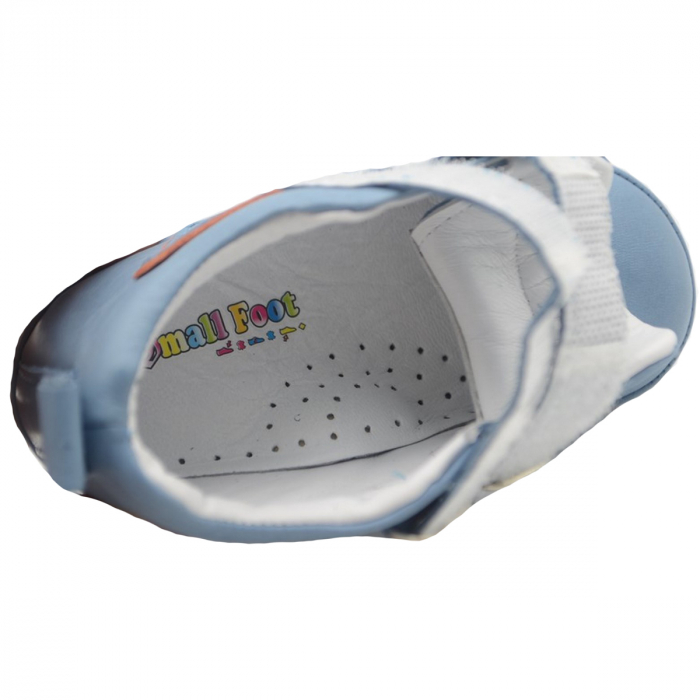 Pantofi ortopedici din piele pentru baieti Small Foot SMFT6B-19, Albastru [3]