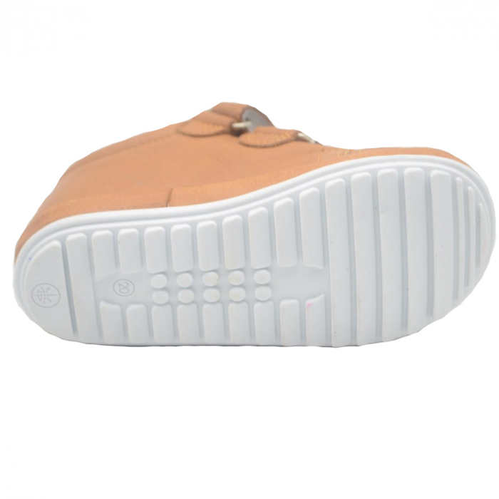 Pantofi ortopedici din piele pentru baieti Small Foot SMFT7B-19, Maro [2]