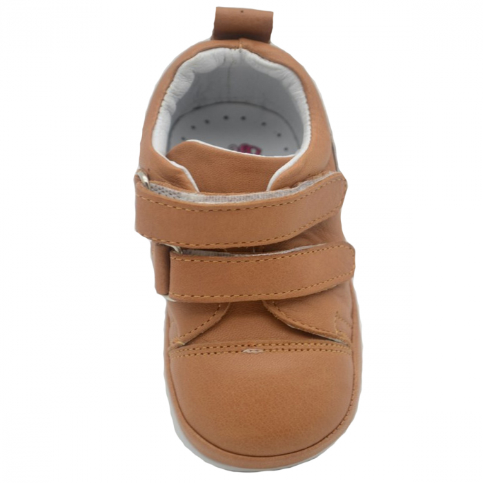 Pantofi ortopedici din piele pentru baieti Small Foot SMFT7B-19, Maro [3]