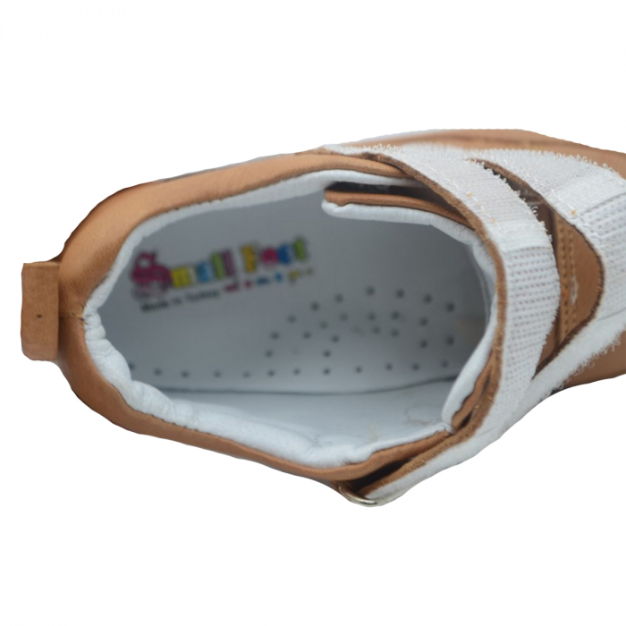 Pantofi ortopedici din piele pentru baieti Small Foot SMFT7B-19, Maro [4]