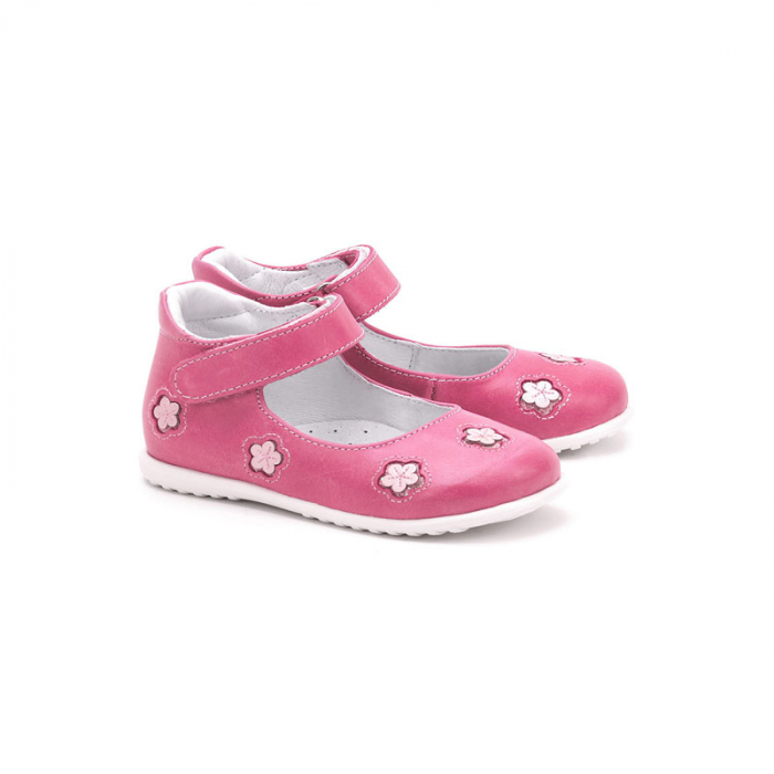 Pantofi ortopedici din piele pentru fete Emel E E 2221-3-19, Roz [3]