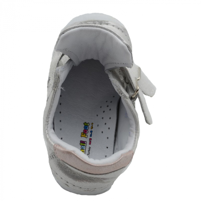 Pantofi ortopedici din piele pentru fete Small Foot PCFSM2-AR-22, Argintiu [2]