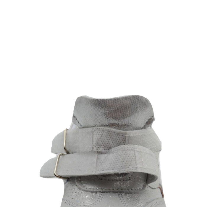Pantofi ortopedici din piele pentru fete Small Foot PCFSM2-AR-22, Argintiu [4]