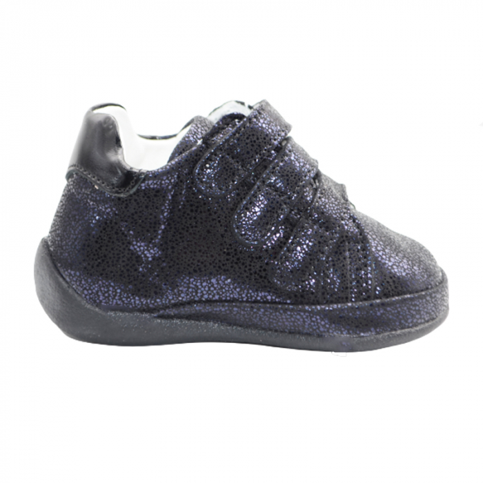 Pantofi ortopedici din piele pentru fete Small Foot PCFSM7-Bl-19, Bleumarin [2]
