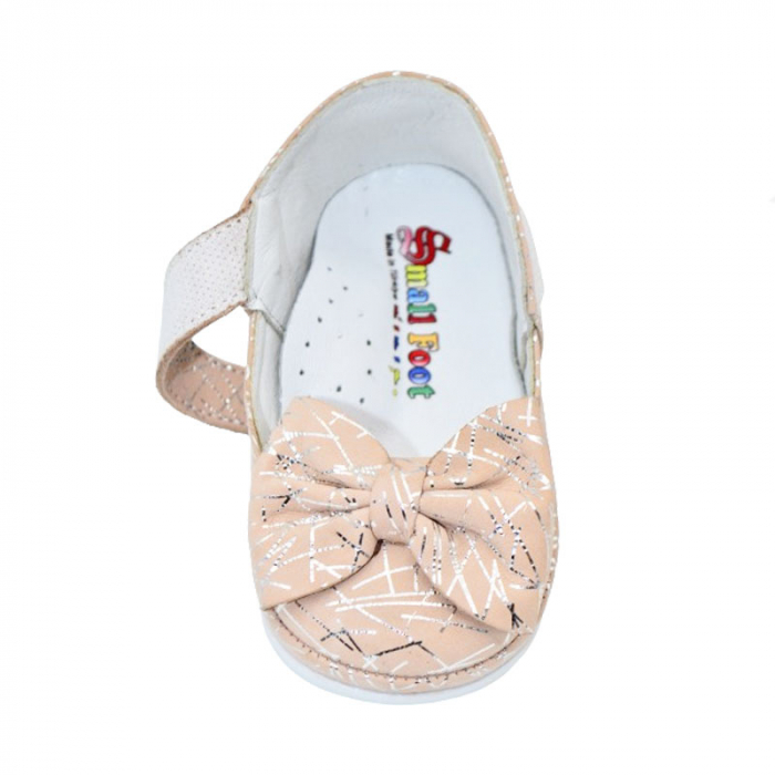 Pantofi ortopedici din piele pentru fete Small Foot PFSF-01, Roz [4]