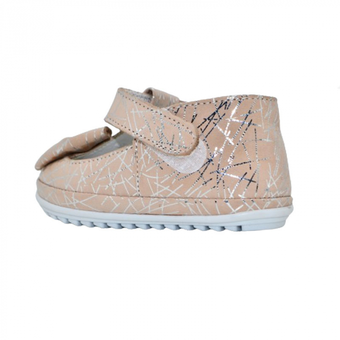 Pantofi ortopedici din piele pentru fete Small Foot PFSF-01, Roz [3]