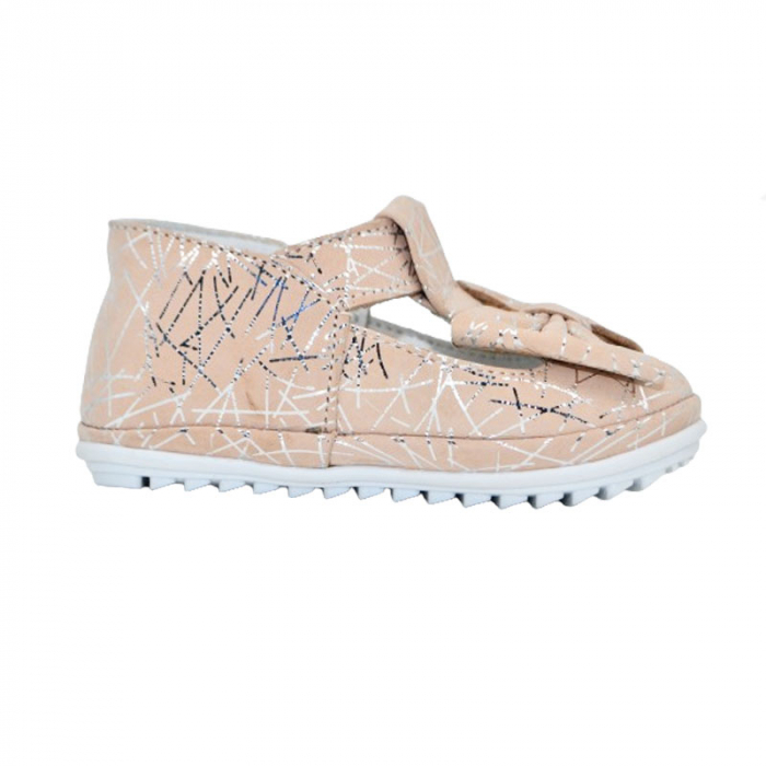 Pantofi ortopedici din piele pentru fete Small Foot PFSF-01, Roz [2]