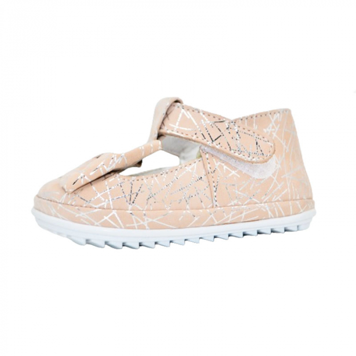 Pantofi ortopedici din piele pentru fete Small Foot PFSF-01, Roz [1]