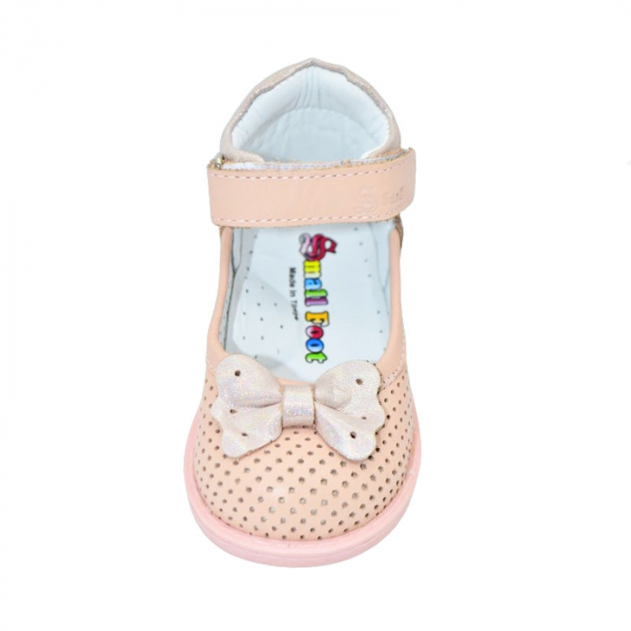Pantofi ortopedici din piele pentru fete Small Foot PFSF-11, Roz [3]