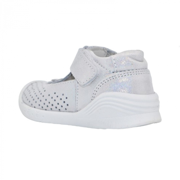 Pantofi ortopedici din piele pentru fete Small Foot PFSF-12, Argintiu [4]