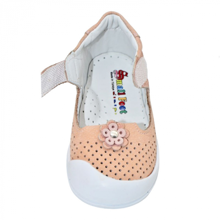 Pantofi ortopedici din piele pentru fete Small Foot PFSF-13, Roz [6]