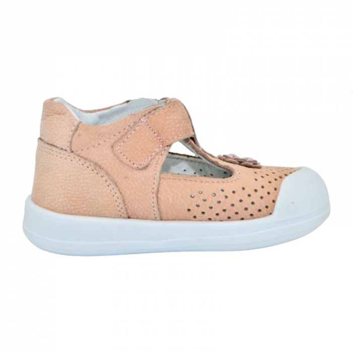 Pantofi ortopedici din piele pentru fete Small Foot PFSF-13, Roz [2]