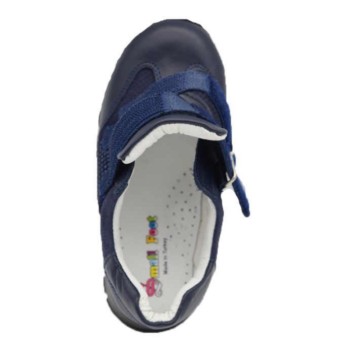 Pantofi ortopedici din piele pentru fete Small Foot PSSF1-28, Bleumarin [4]