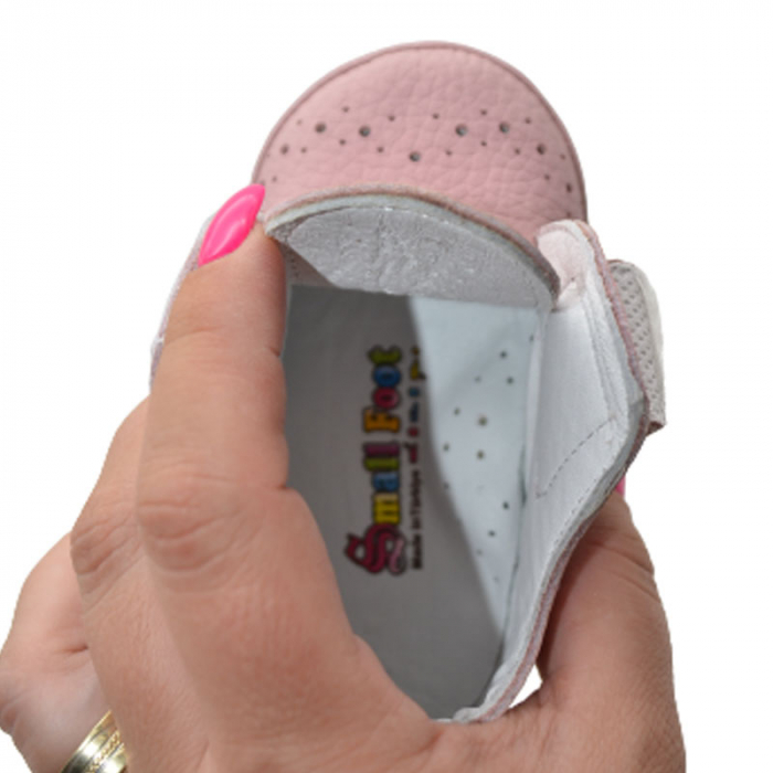 Pantofi ortopedici din piele pentru fete Small Foot SMF9283RZ, Roz [2]