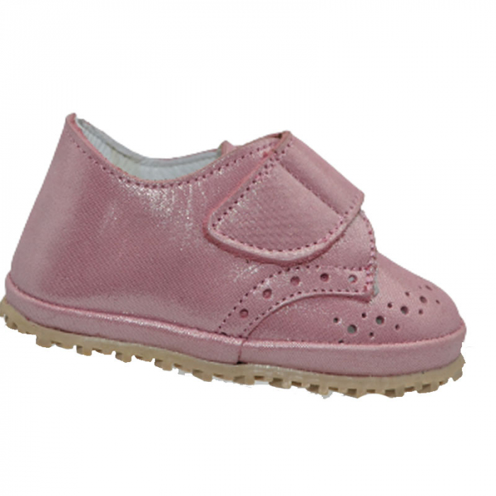 Pantofi ortopedici din piele pentru fete Small Foot SMF9283RZ, Roz [4]