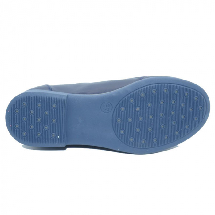Pantofi ortopedici din piele pentru fete Small Foot T 508, Bleumarin [3]