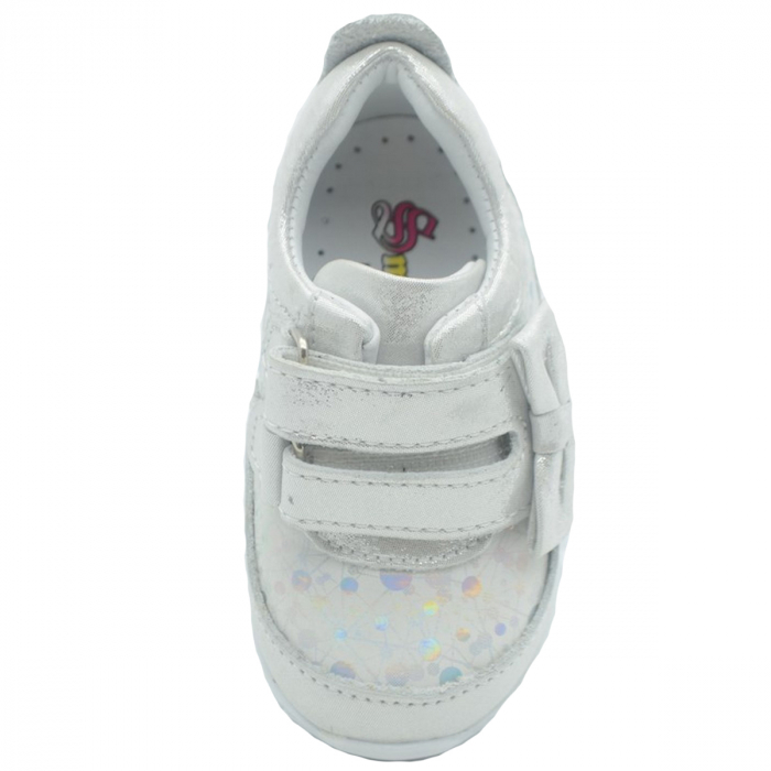 Pantofi ortopedici din piele pentru fete Small Foot SMFT10F-21, Alb [3]