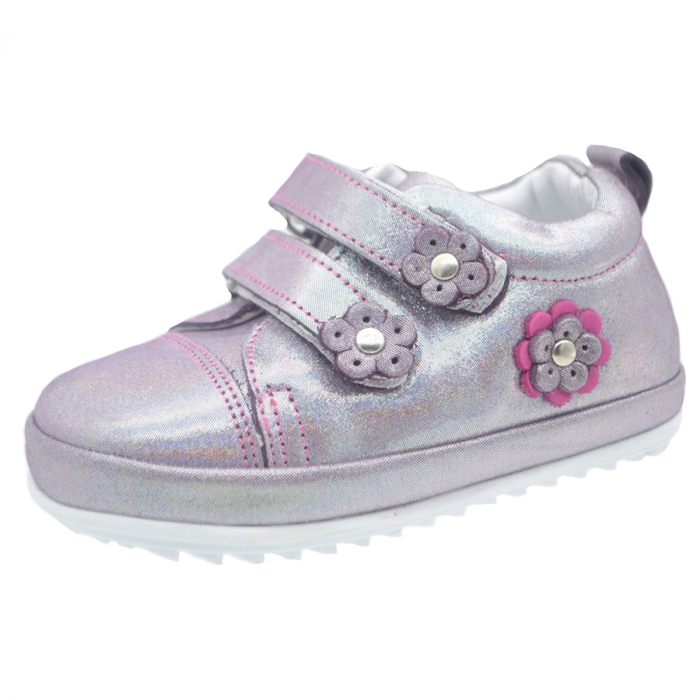 Pantofi ortopedici din piele pentru fete Small Foot SMFT2F-19, Mov [1]