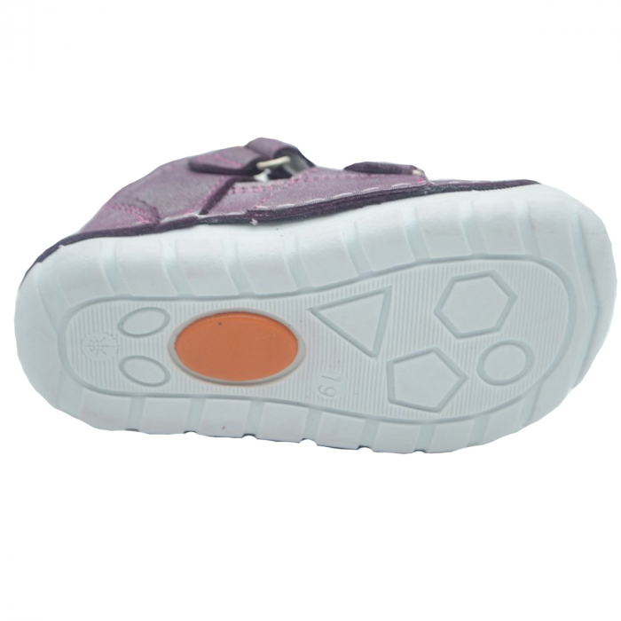 Pantofi ortopedici din piele pentru fete Small Foot SMFT5F-18, Mov [2]