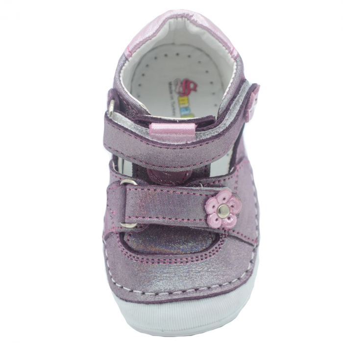Pantofi ortopedici din piele pentru fete Small Foot SMFT5F-18, Mov [4]