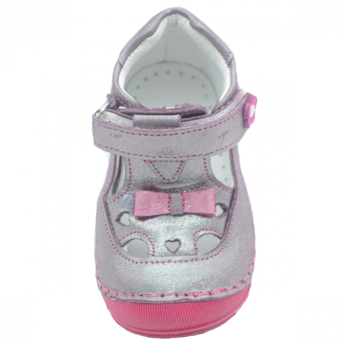 Pantofi ortopedici din piele pentru fete Small Foot SMFT6F-21, Mov [2]