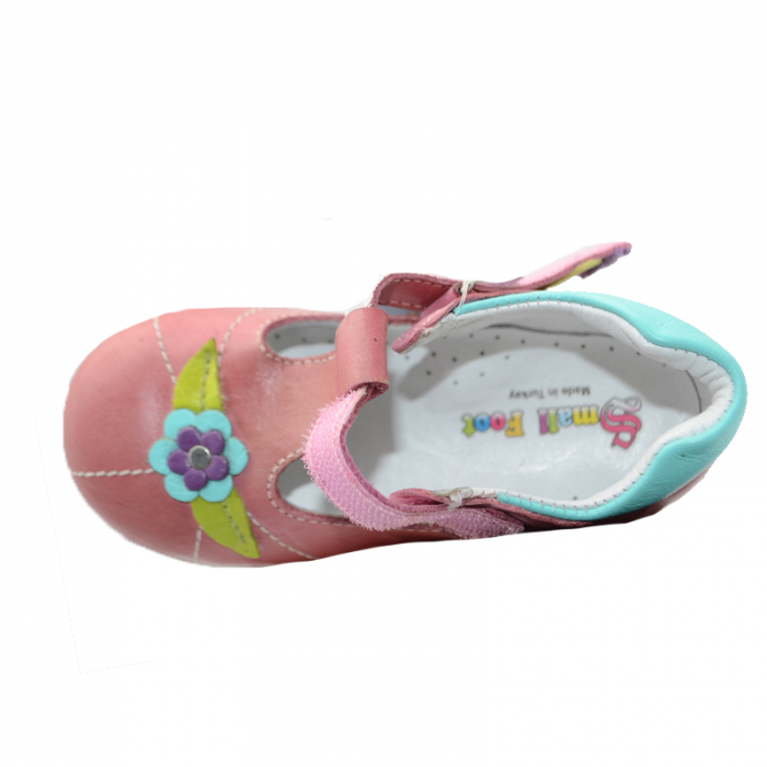 Pantofi ortopedici din piele pentru fete Small Foot SMFRZ-02, Multicolor [2]